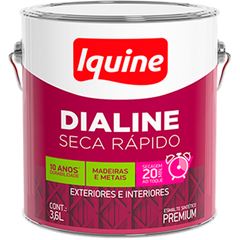 ESMALTE SINTETICO SECAGEM RAPIDA DIALINE 3,6L CREME IQUINE