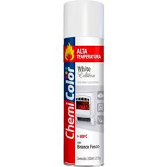 TINTA SPRAY ALTA TEMPERATURA 350ML BRANCO FOSCO CHEMICOLOR