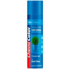 TINTA SPRAY USO GERAL 400ML AZUL CLARO CHEMICOLOR