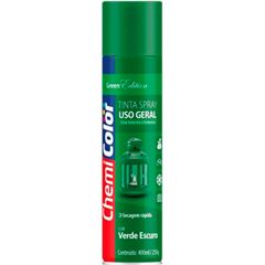 TINTA SPRAY USO GERAL 400ML VERDE ESCURO CHEMICOLOR