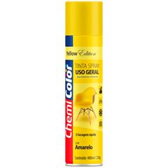 TINTA SPRAY USO GERAL 400ML AMARELO CHEMICOLOR