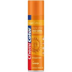 TINTA SPRAY USO GERAL 400ML LARANJA CHEMICOLOR