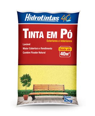 TINTA PO 2KG AZUL PAVÃO HIDROTINTAS 