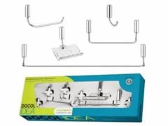 KIT ACESSORIO BANHEIRO 5PC IDEIA CHROME DOCOL