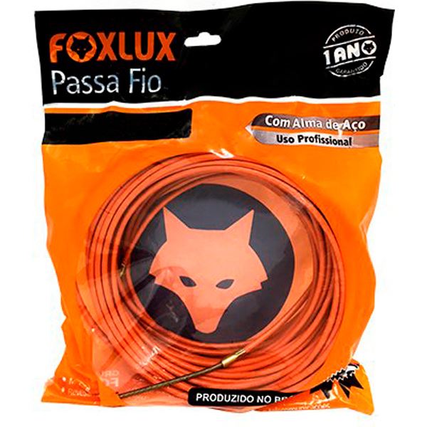PASSA FIO COM ALMA DE ACO 10M FOXLUX