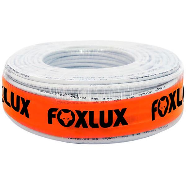 CABO COAXIAL RG 59 95% C/100MTS FOXLUX