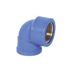 JOELHO SOLDAVEL AZUL LR 90° 25MMX3/4” KRONA