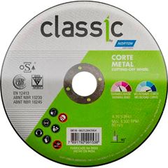DISCO DE CORTE PARA ACO INOX 7”X1.6MMX7/8” CLASSIC NORTON