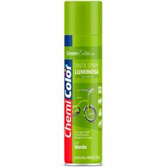 TINTA SPRAY LUMINOSA 400ML VERDE CHEMICOLOR