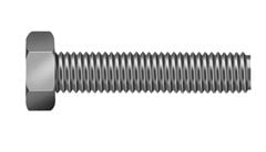 PARAFUSO SEXTAVADO ROSCA UNC 1/4X1.1/4” AC ROSCA INTEIRA CISER