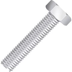PARAFUSO SEXTAVADO ROSCA UNC 1/2X2.1/2” AC ROSCA INTEIRA CISER