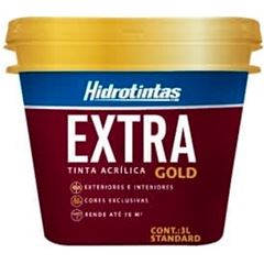 TINTA ACRI EXT EXTRA GOLD 3L AM OURO HID