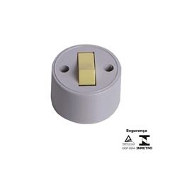 INTERRUPTOR EXTERNO SOBREPOR REDONDO 6A ILUMI