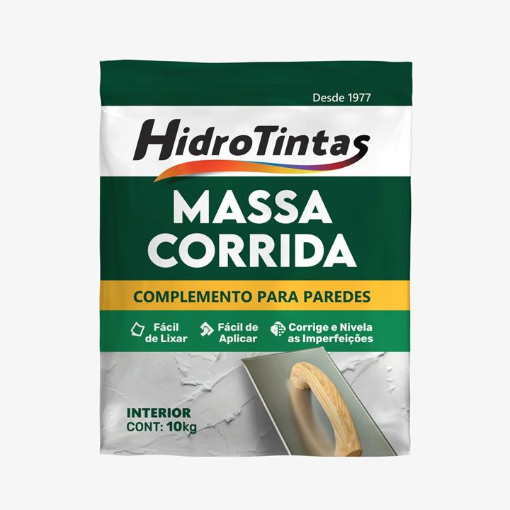 MASSA CORRIDA SACO 10KG HIDROTINTAS | Abreu & Silva