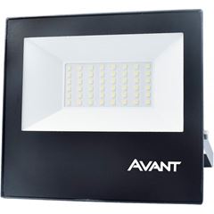 REFLETOR LED PRO 50W PRETO 6500K AVANT