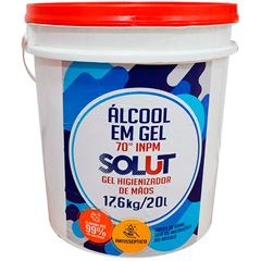 ALCOOL EM GEL 70% HIG 20L SOLUT