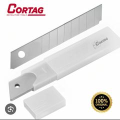 LAMINA PARA ESTILETE 18MM COM 10 UNIDADES CORTAG