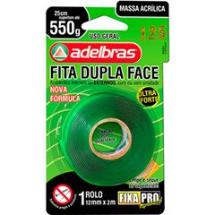 FITA DUPLA FACE 12MMX2M ADERE