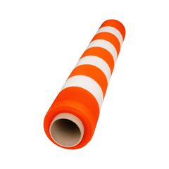 TELA TAPUME LARANJA/BRANCA 120CMX50M ROMA