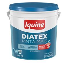 TINTA ACRILICA INTERNA DIATEX 15L BRANCO NEVE IQUINE