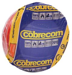 CABO FLEX GTEPROM 1KV 6,00MM VERMELHO PE?A COM 100M COBRECOM