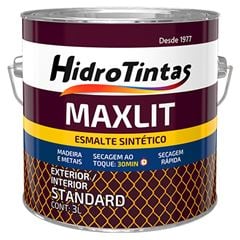 ESMALTE SINTETICO MAXLIT 3L VINHO HIDROTINTAS