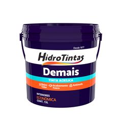 TINTA LATEX INTERNA DEMAIS 15L CINZA REAL HIDROTINTAS