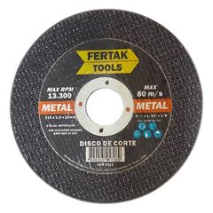 DISCO DE CORTE PARA METAL INOX 4.1/2”X1MMX7/8” FERTAK