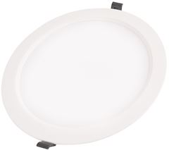 PLAFON LED EMBUTIR REDONDO 220MM 18W BIVOLT 3000K TRAMONTINA