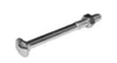 PARAFUSO FRANCES ROSCA PARCIAL C/PORCA 5/16X4 JOMARCA