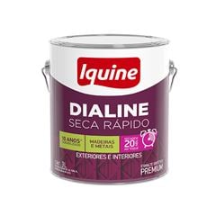 ESMALTE SINTETICO SECAGEM RAPIDA DIALINE GL 3L BRANCO NEVE ACETINADO IQUINE