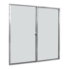 JANELA CORRER 2 FOLHAS A100XL120 VIDRO LISO CLM