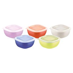 POTE PLAST C/TAMPA 300ML MIXCOLOR TRAMON