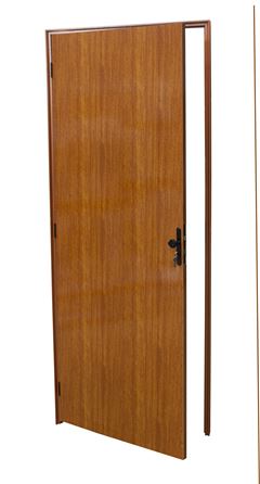 KIT PORTA PRENSADA MOGNO ESQUERDA LISA 210X80 CLM