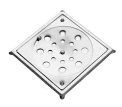 GRELHA GIRATORIA QUADRADA 10X10CM INOX COM CAIXILHO REAL METAIS