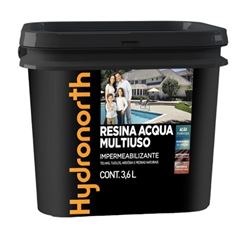 RESINA MULTIUSO ACQUA 3,6L BRILHANTE INCOLOR HYDRONORTH