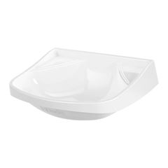 LAVATORIO PLASTICO BRANCO 36X26 COM VALVULA DUDA