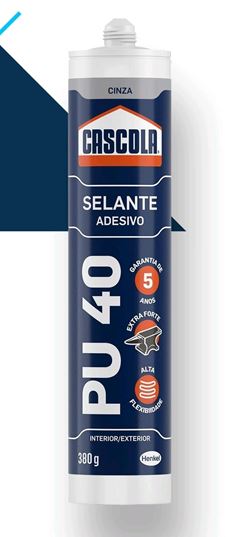 ADESIVO SELANTE PU40 380G CINZA CASCOLA