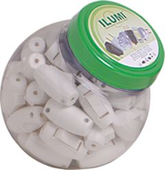 INTERRUPTOR PERA MEIO CORDAO  6A 250V BRANCO ILUMI