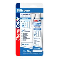 ADESIVO SILICONE ACETICO 240G INCOLOR CHEMICOLOR