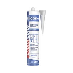 ADESIVO SILICONE ACETICO 250G INCOLOR CHEMICOLOR