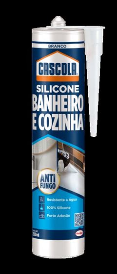 ADESIVO SILICONE BANHEIRO E COZINHA 280G BRANCO CASCOLA