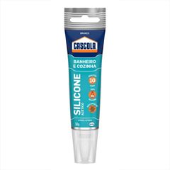 ADESIVO SILICONE BANHEIRO E COZINHA 50G BRANCO CASCOLA