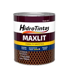 ESMALTE SINTETICO MAXLIT 750ML PRETO HIDROTINTAS