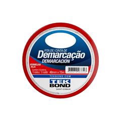 FITA DEMARCA SOLO 48MMX15M VERMELHA TEK BOND