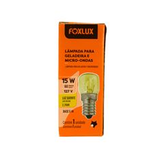 LAMP GELADEIRA MICROONDAS 15W 127V E14 FOXLUX