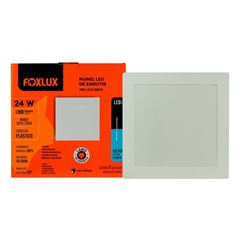 LUM LED PAINEL EMB QUAD 24W 6500K FOXLUX