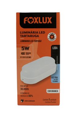 LUM TARTARUGA LED 5W 6500K FOXLUX