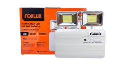 LUMINARIA EMERGENCIA LED 8W 6500K 2 FAROIS FOXLUX