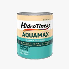 ESMALTE SINTETICO BASE AGUA AQUAMAX 750ML BRANCO HIDROTINTAS